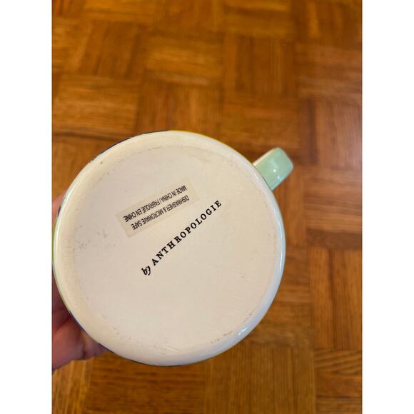 Anthropologie monogram K mug  New with imperfection - Picture 7 of 7